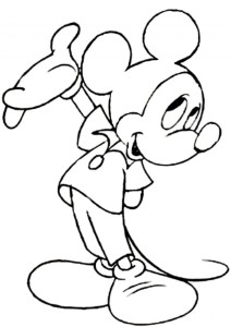 Free Printable Mickey Mouse Kids Coloring Pages To Print 151809