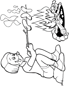 Summer Camp Coloring Pages To Print : Summer Camp Coloring Pages