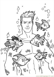 Coloring Pages Aquaman 18 (Cartoons > Aquaman) - free printable