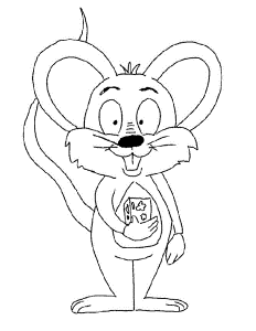 Mouse & Rat Coloring Pages 13 | Free Printable Coloring Pages