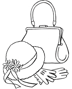 Easter Kids Coloring Pages - Free Printable Easter Sunday hat and