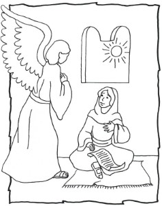 Christmas Stories for Kids: The angel Gabriel visits Mary | Our
