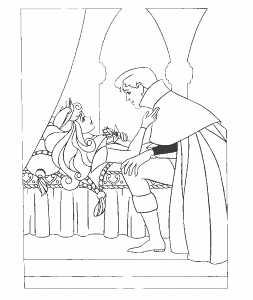 Coloring Page - Sleeping beauty coloring pages 12