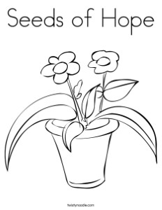 Seeds of Hope Coloring Page - Twisty Noodle