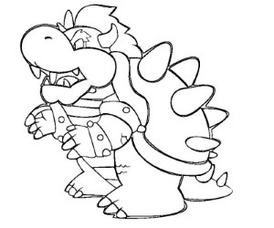 Bowser And Yoshi Coloring Pages - Coloring Pages For All Ages