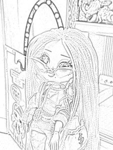 The Holiday Site: Coloring Pages of L.O.L. Surprise! O.M.G. Outrageous  millennial girls fashion dolls