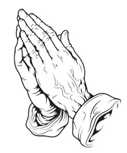 Printable Praying Hands Coloring Page