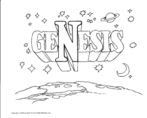 genesis coloring page - Google Search (With images) | Coloring ...