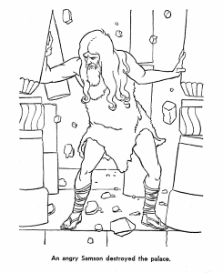 Delilah Colouring Pages Coloring Pages Samson Samson Weakness Hair ...