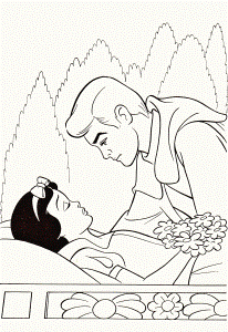 coloring pages snow white and the birds colouring pages ...