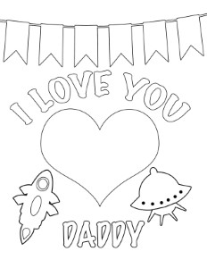 coloring #daddy #love #pages #you #2020 | Fathers day ...