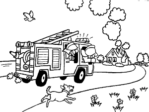 Fire Fighter Coloring Pages - Colorine.net | #9576