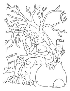 Save tree save earth coloring pages | Download Free Save tree save