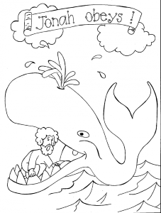 Jonah And The Whale Coloring Page 3 Childrens Church Pinterest