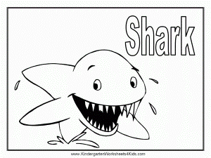 Shark Coloring Page - Coloring For KidsColoring For Kids