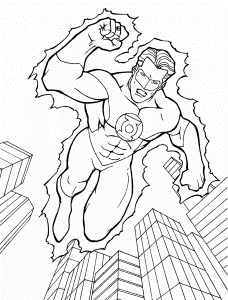 Flash The Superhero - Coloring Pages for Kids and for Adults