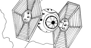 Star Wars TIE Fighter Coloring Pages (Page 1) - Line.17QQ.com