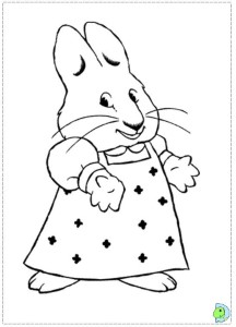 Max and Ruby Coloring page- DinoKids.org