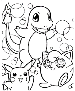 Pokemon coloring book pages - Page 2