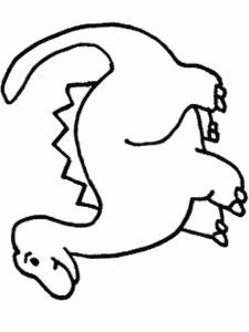 Cartoon Dinosaur Coloring Pages 9 | Free Printable Coloring Pages