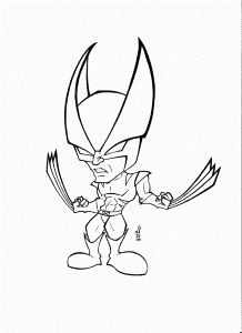Wolverine Cartoon Drawing | lol-