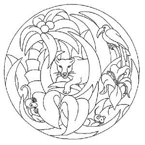 Animal-mandala-coloring-pages |coloring pages for adults,coloring