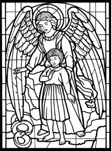 Intricate Angel Coloring Pages