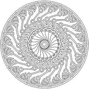 Mandalas - Coloring Pages for adults