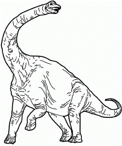 Diplodocus Coloring Page