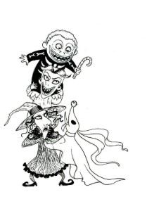 Nightmare Before Christmas coloring pages | Halloween | Pinterest ...