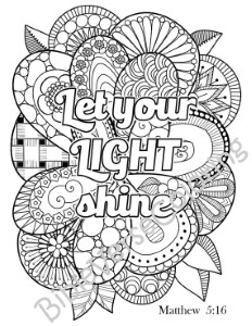 5 Bible Verse Coloring Pages Pack 2 Simple by BibleVerseColoring ... -