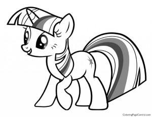 My Little Pony - Twilight Sparkle 02 Coloring Page | Coloring Page Central