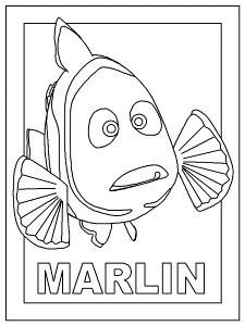 Finding-nemo-coloring-1 | Free Coloring Page Site