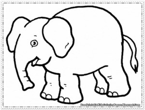 Cute Baby Elephant Printable Coloring Pages Free Coloring Pages
