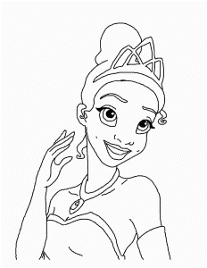 Tiana Coloring Pages Coloring Pages Hello Kitty Coloring Pages