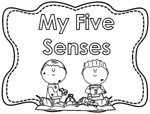 My Five Senses Coloring Page | 
