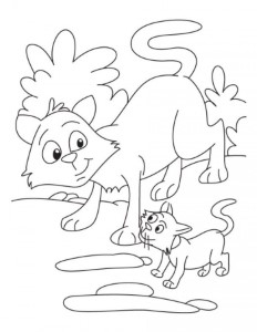 Realistic Warrior Cat Coloring Pages | 99coloring.com