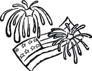 Fireworks Coloring Pages - Coloring For KidsColoring For Kids