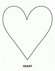 Heart coloring page | Download Free Heart coloring page for kids