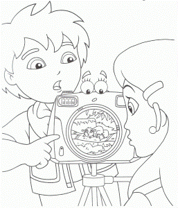 Even more go diego go coloring pages