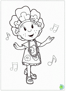 Fifi and the Flowertots coloring page