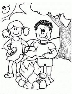colorwithfun.com - Camping Coloring Pages For Kids