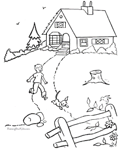 House Coloring Pages for kids | Coloring Pages
