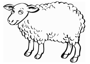 Lamb Face Coloring Pages Images & Pictures - Becuo