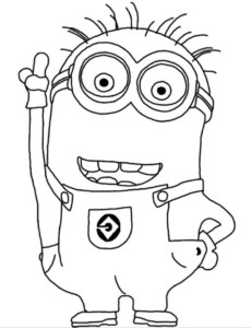 amazing Despicable me Minion coloring pages for kids | Best