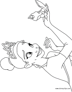 The Princess and the Frog Coloring Pages - Disney Kids
