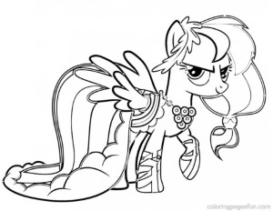Pony Kissing Drawing And Coloring For Kids 284887 Coloring Pages
