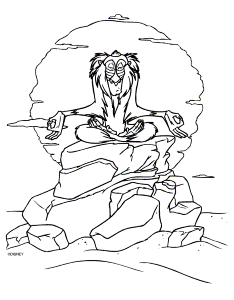 Coloring page... Re Leone