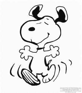 Coloring Pages Of Snoopy
