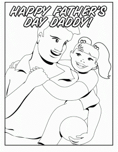 Fathers Day Coloring Pages (1) - Coloring Kids